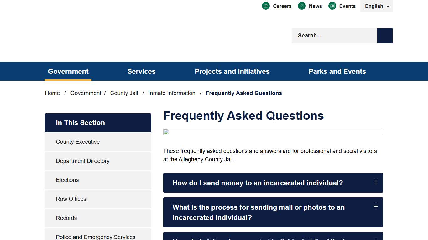 Frequently Asked Questions - Allegheny County, PA